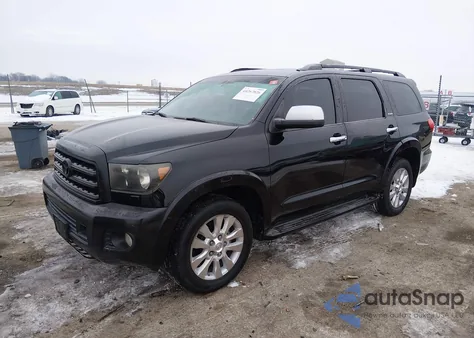 2008 Toyota Sequoia Platinum 5.7L V8 from USA, damaged, VIN 5TDZY67A58S013871